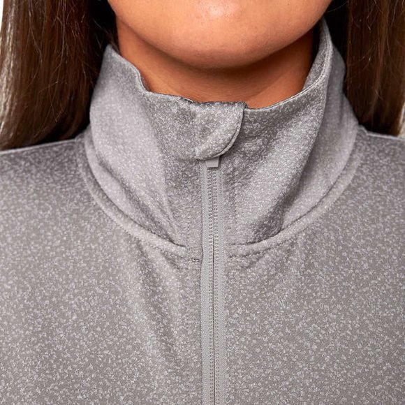 New! Mondetta Ladies' Jacquard Popover Gray pockets women girls size S or L NWT! - Picture 3 of 7